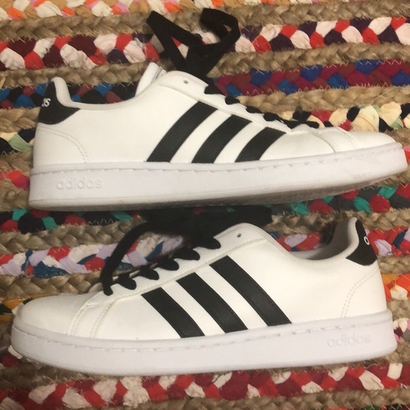 WOMEN'S ADIDAS GRAND COURT SNEAKERS MENS 8 - Picture 3 of 7